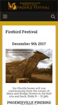 Mobile Screenshot of firebirdfestival.com