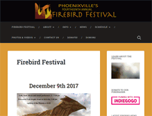 Tablet Screenshot of firebirdfestival.com